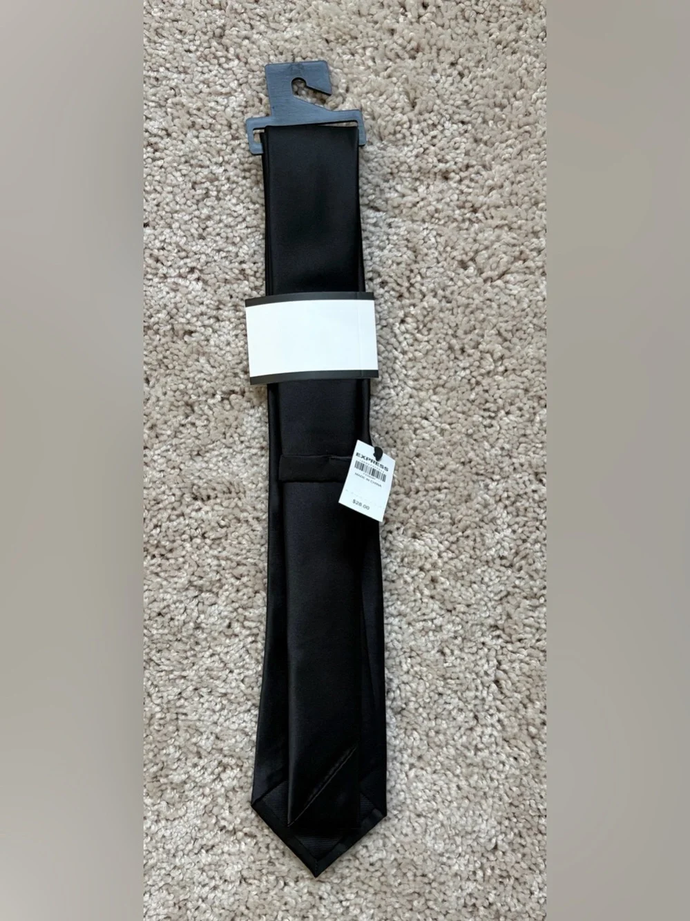 Express Black Necktie